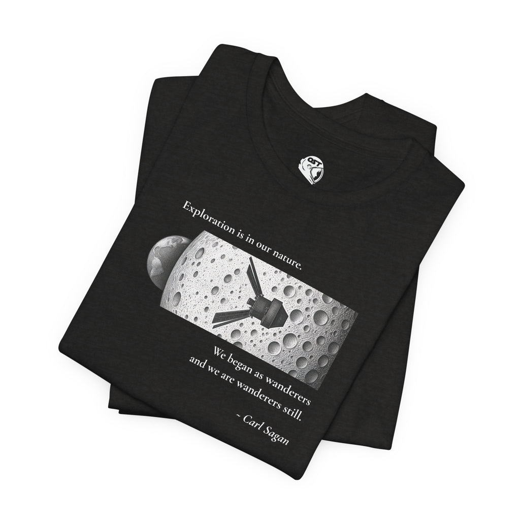Sagan 'Exploration is in our Nature' T-shirt | Space Mission Graphic Tee