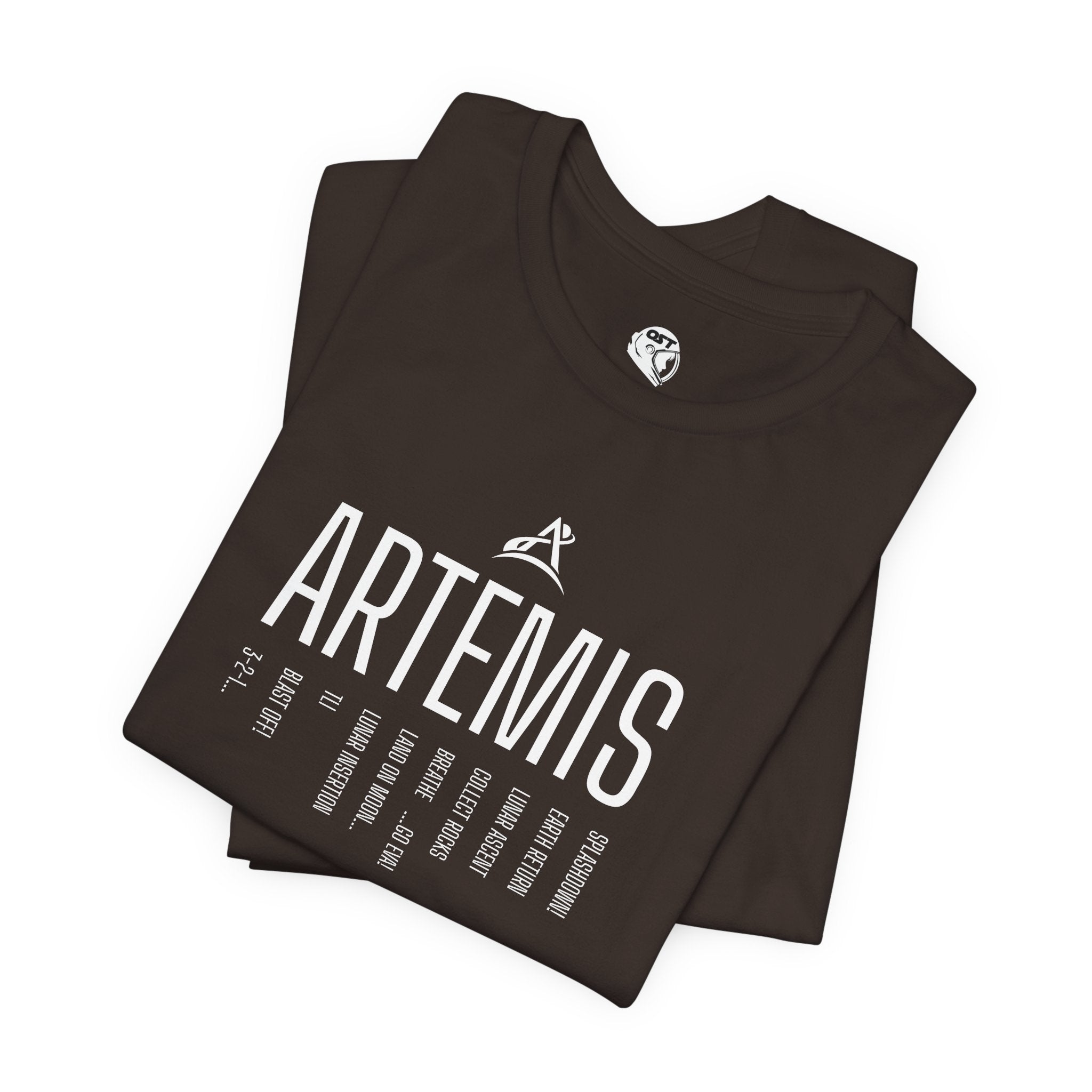 Artemis Mission Timeline T-shirt | Space Mission Graphic Tee