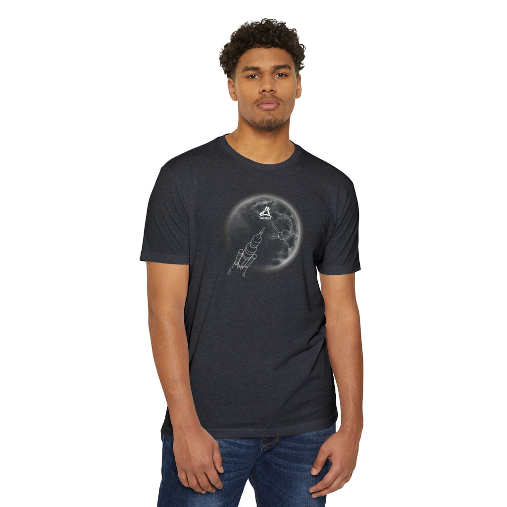 Moon SLS Orion T-shirt | Space Lunar Design