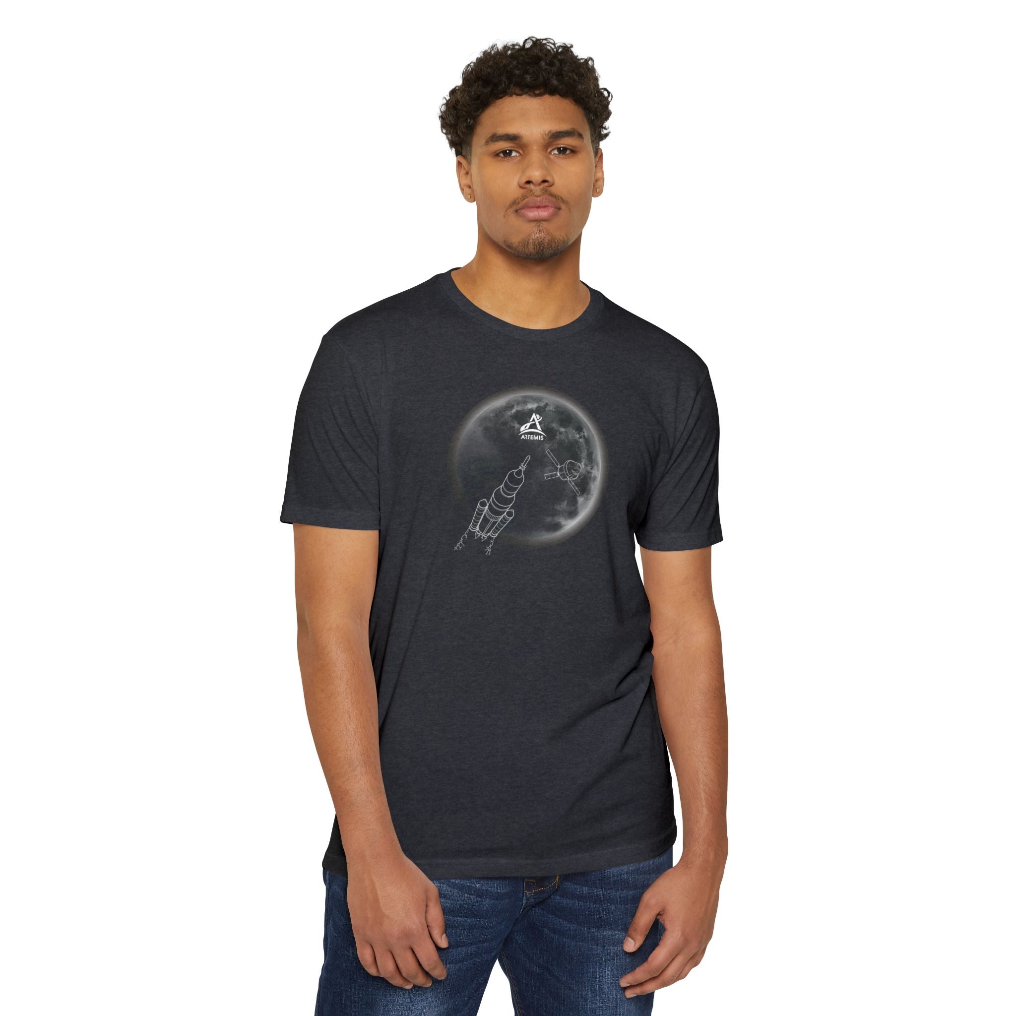 Moon SLS Orion T-shirt | Space Lunar Design