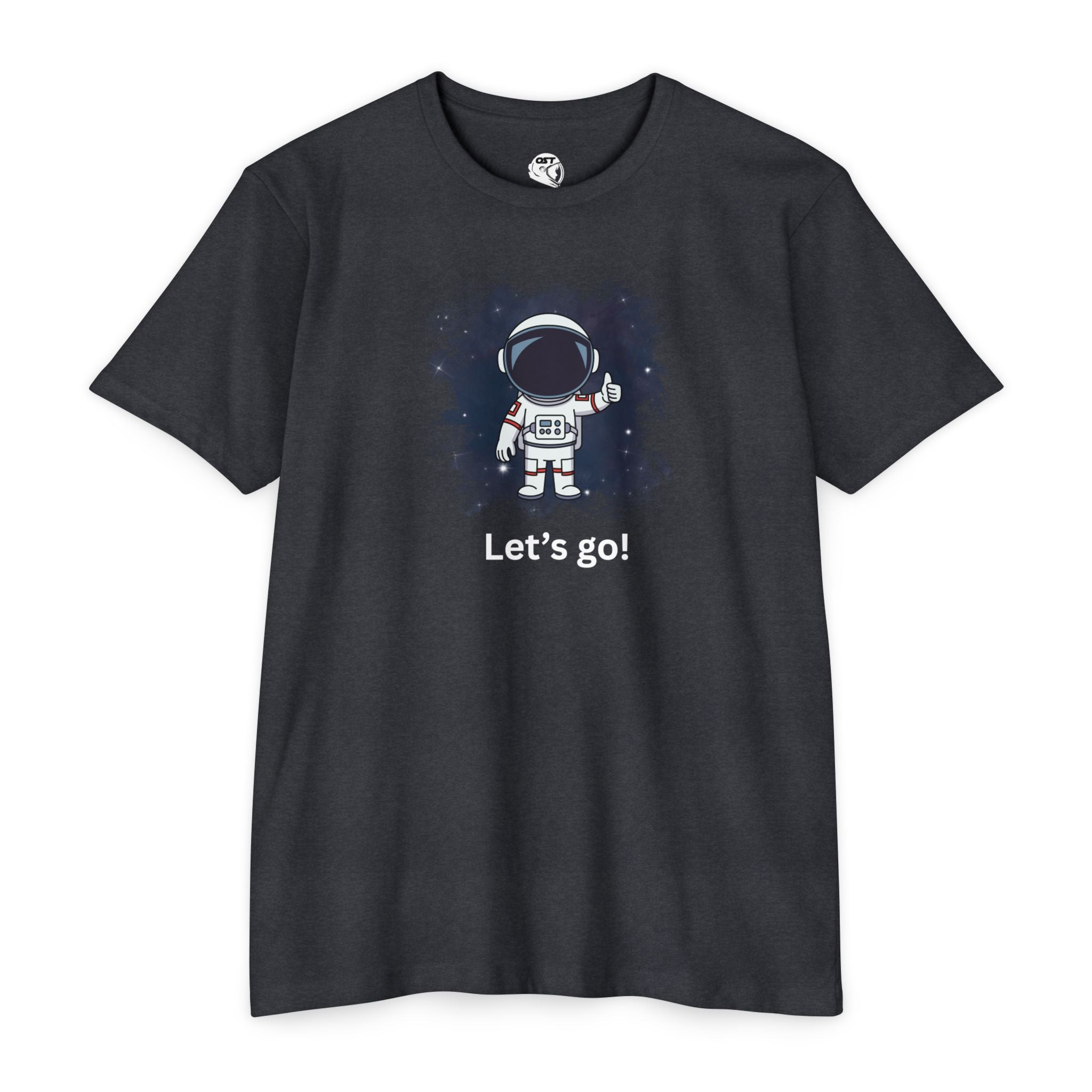 Thumbs Up Astronaut T-shirt | Cute Space Helmet Graphic Tee