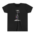 Superhero Shield Kid Tee | Space Elevator Astronaut Graphic