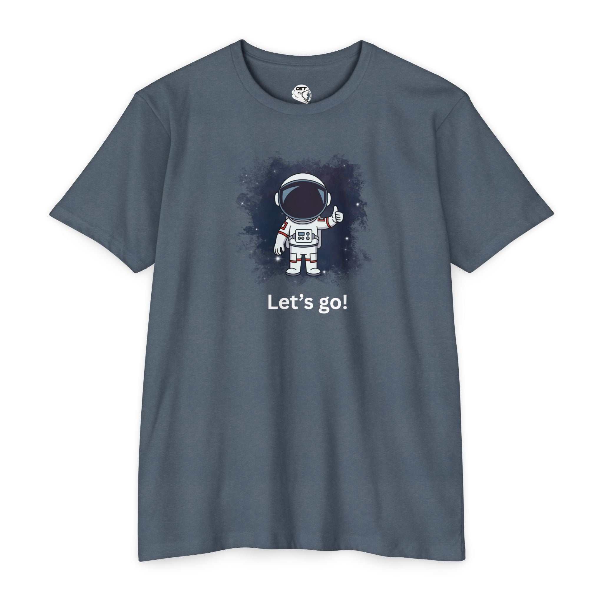 Thumbs Up Astronaut T-shirt | Cute Space Helmet Graphic Tee