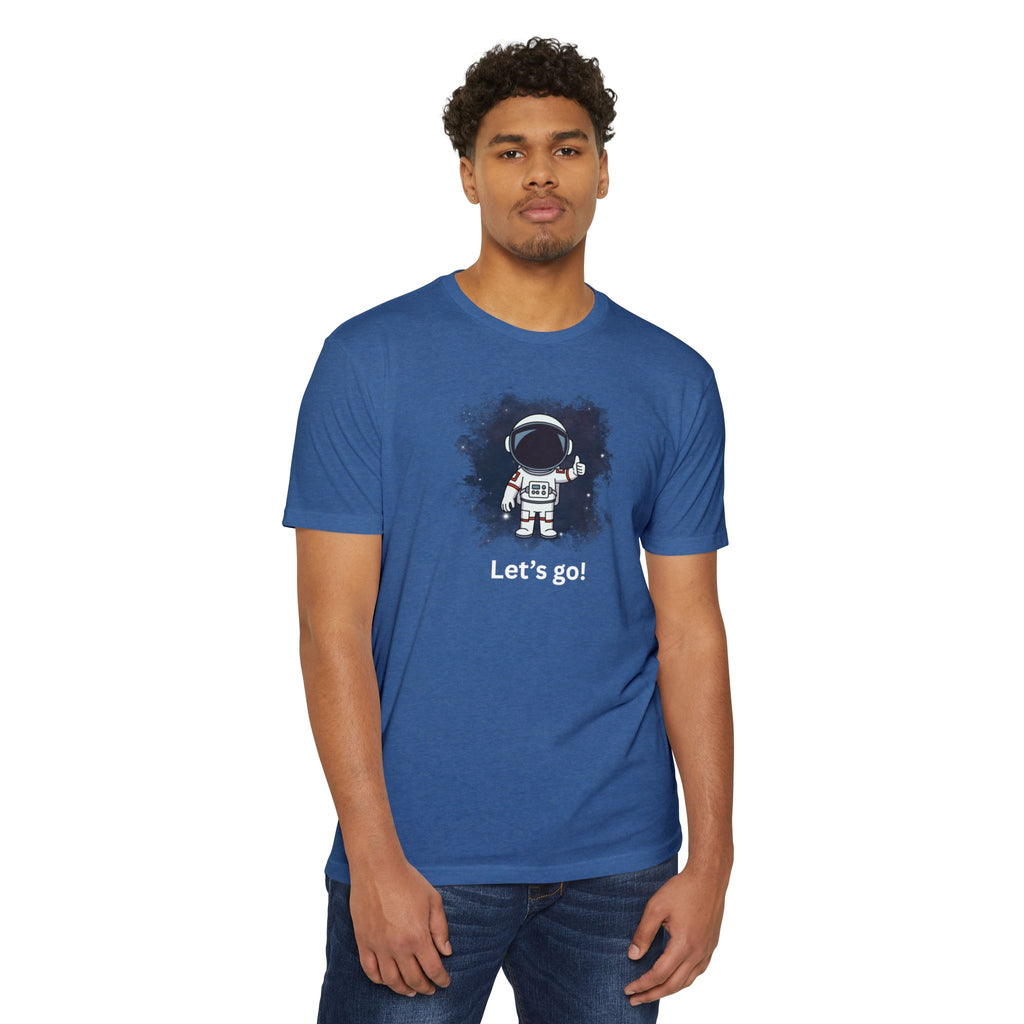 Thumbs Up Astronaut T-shirt | Cute Space Helmet Graphic Tee