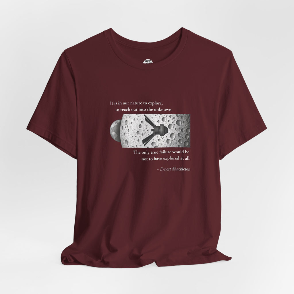 Shackleton 'It's in our nature to explore' T-shirt | Space Mission Graphic Tee