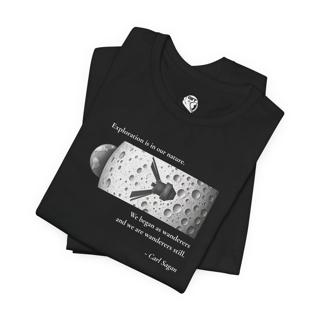 Sagan 'Exploration is in our Nature' T-shirt | Space Mission Graphic Tee