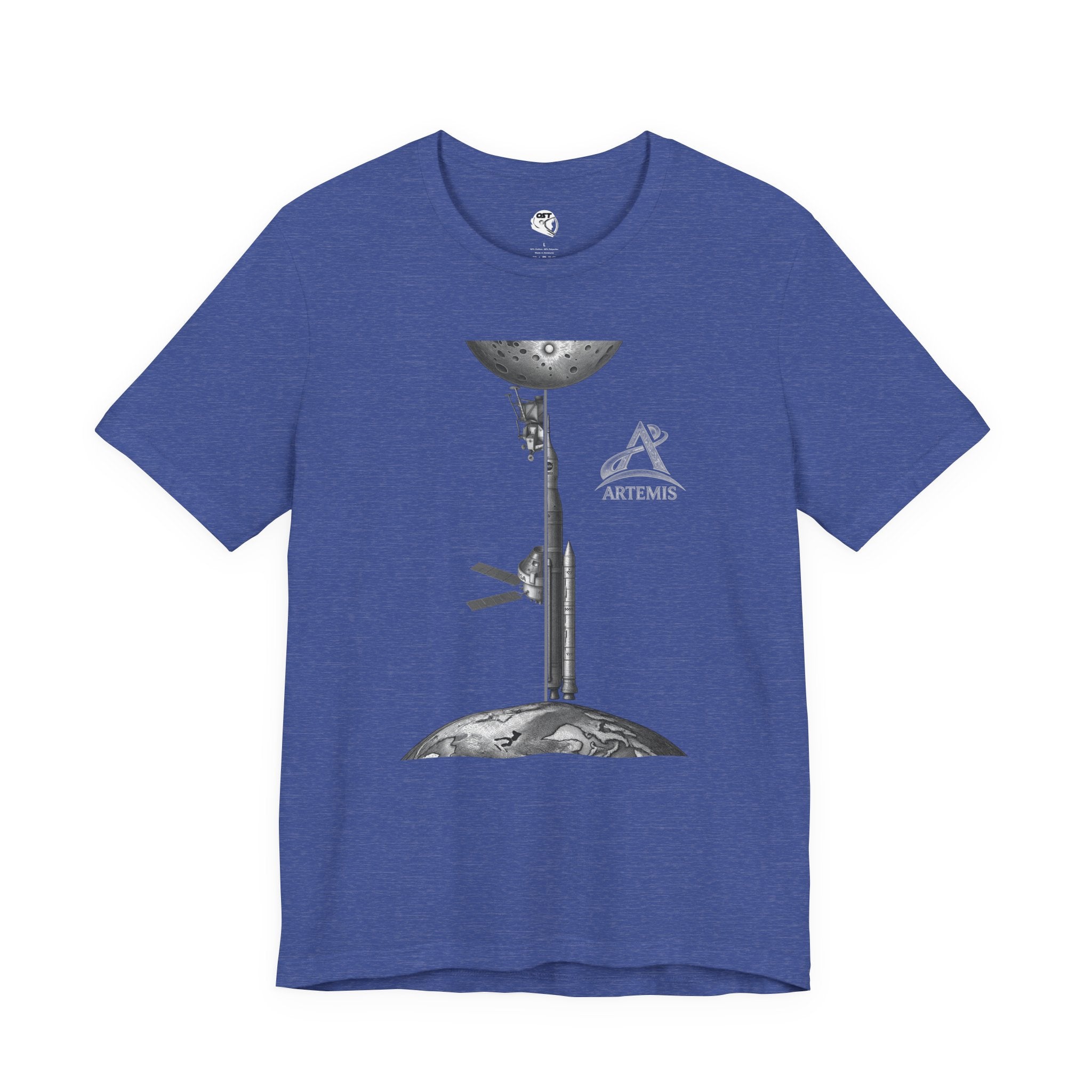 Artemis Orion, Rocket & Lander | Lunar Mission Vintage Graphic Tee