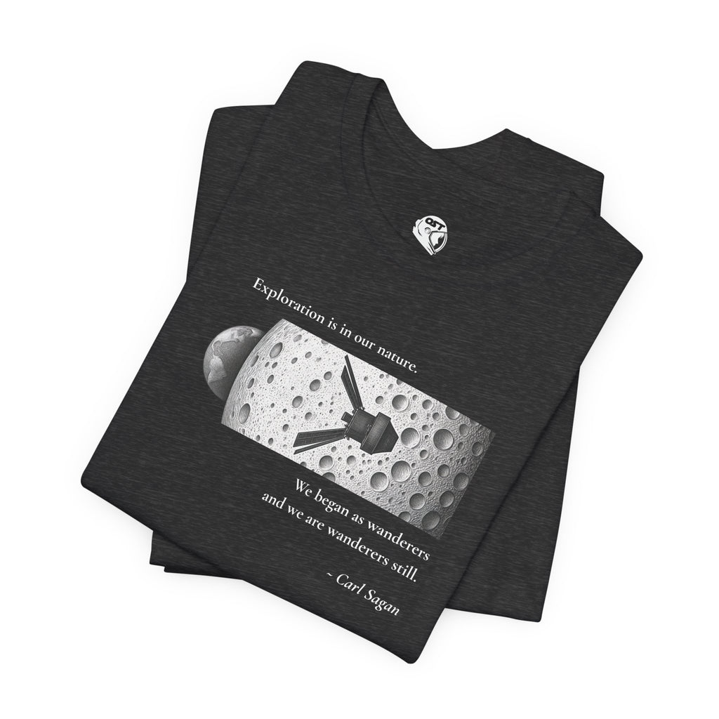 Sagan 'Exploration is in our Nature' T-shirt | Space Mission Graphic Tee