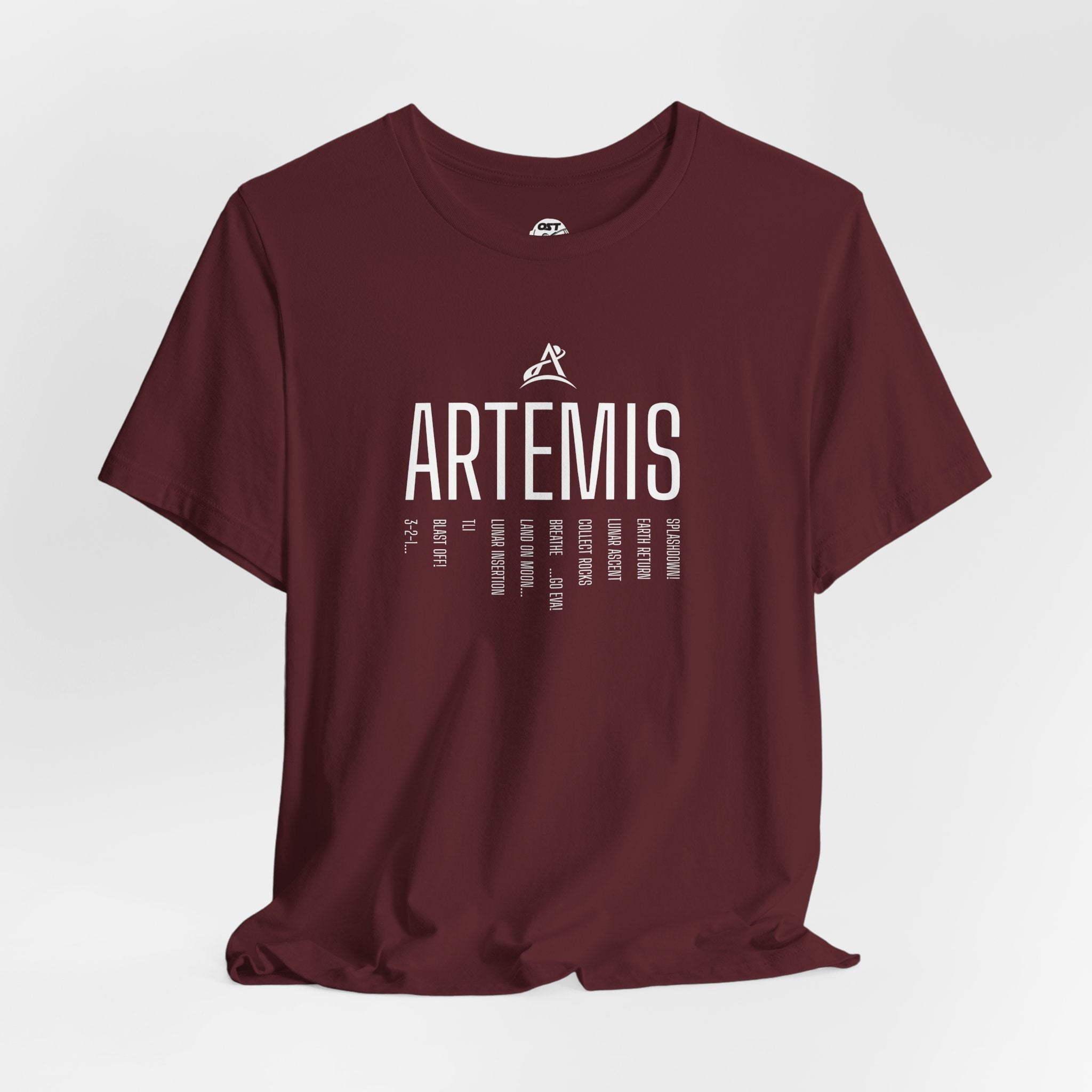 Artemis Mission Timeline T-shirt | Space Mission Graphic Tee