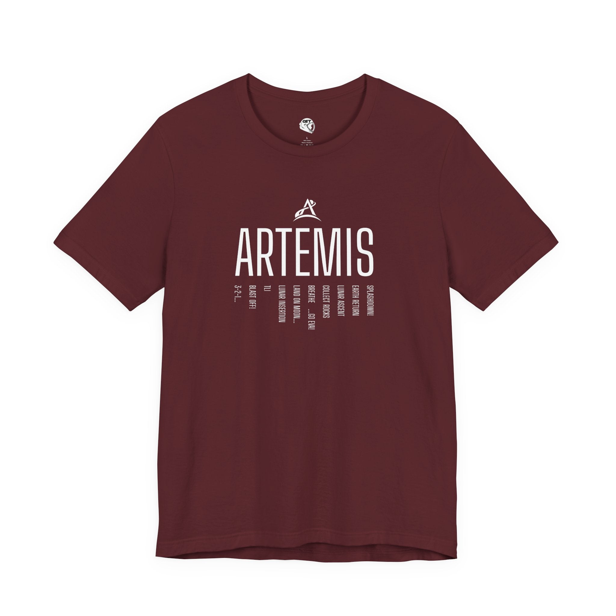 Artemis Mission Timeline T-shirt | Space Mission Graphic Tee