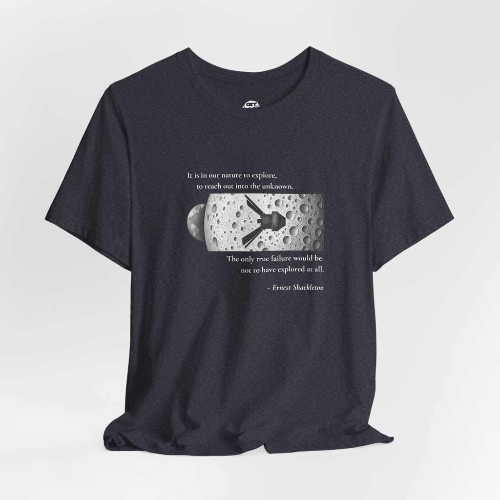 Shackleton 'It's in our nature to explore' T-shirt | Space Mission Graphic Tee