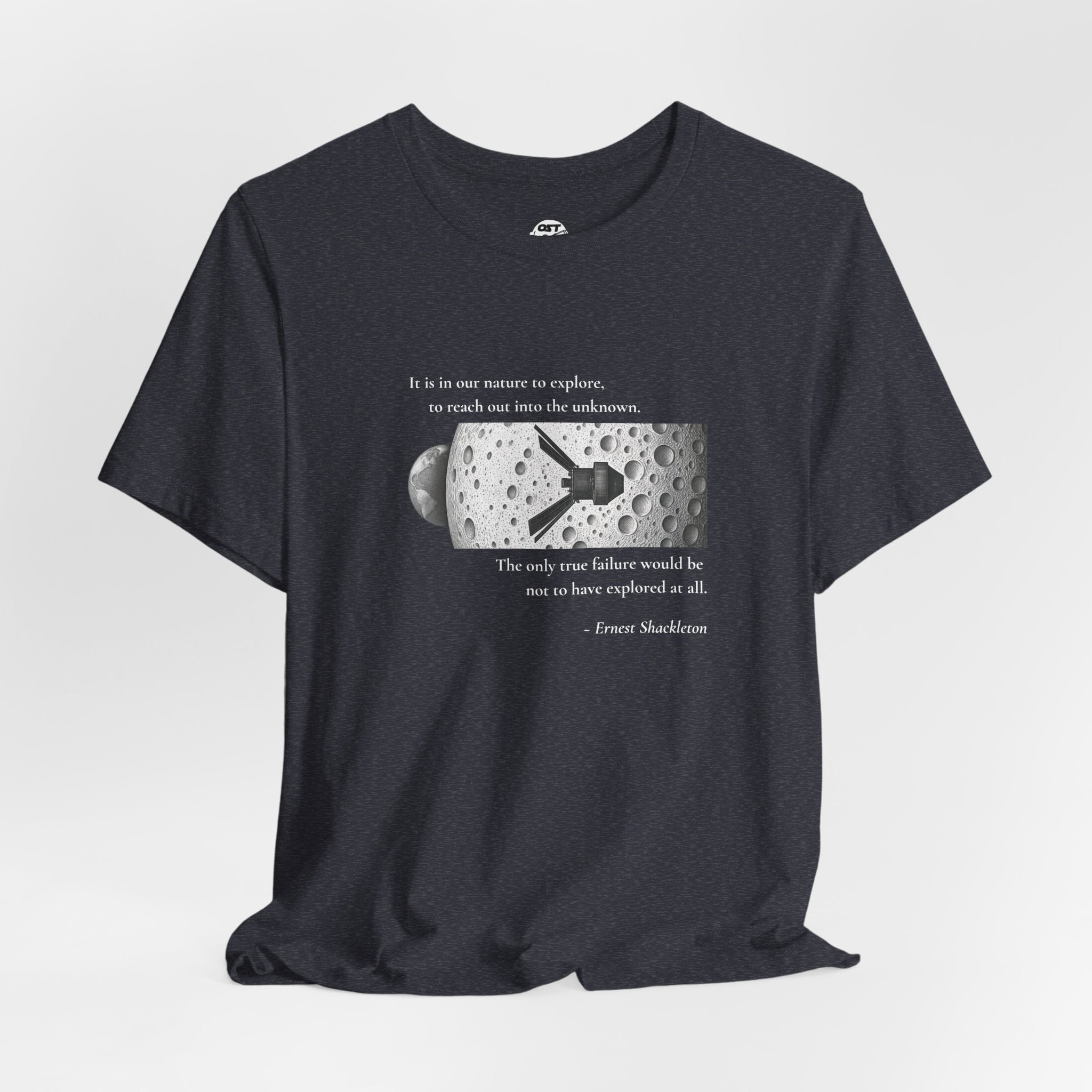 Shackleton 'It's in our nature to explore' T-shirt | Space Mission Graphic Tee