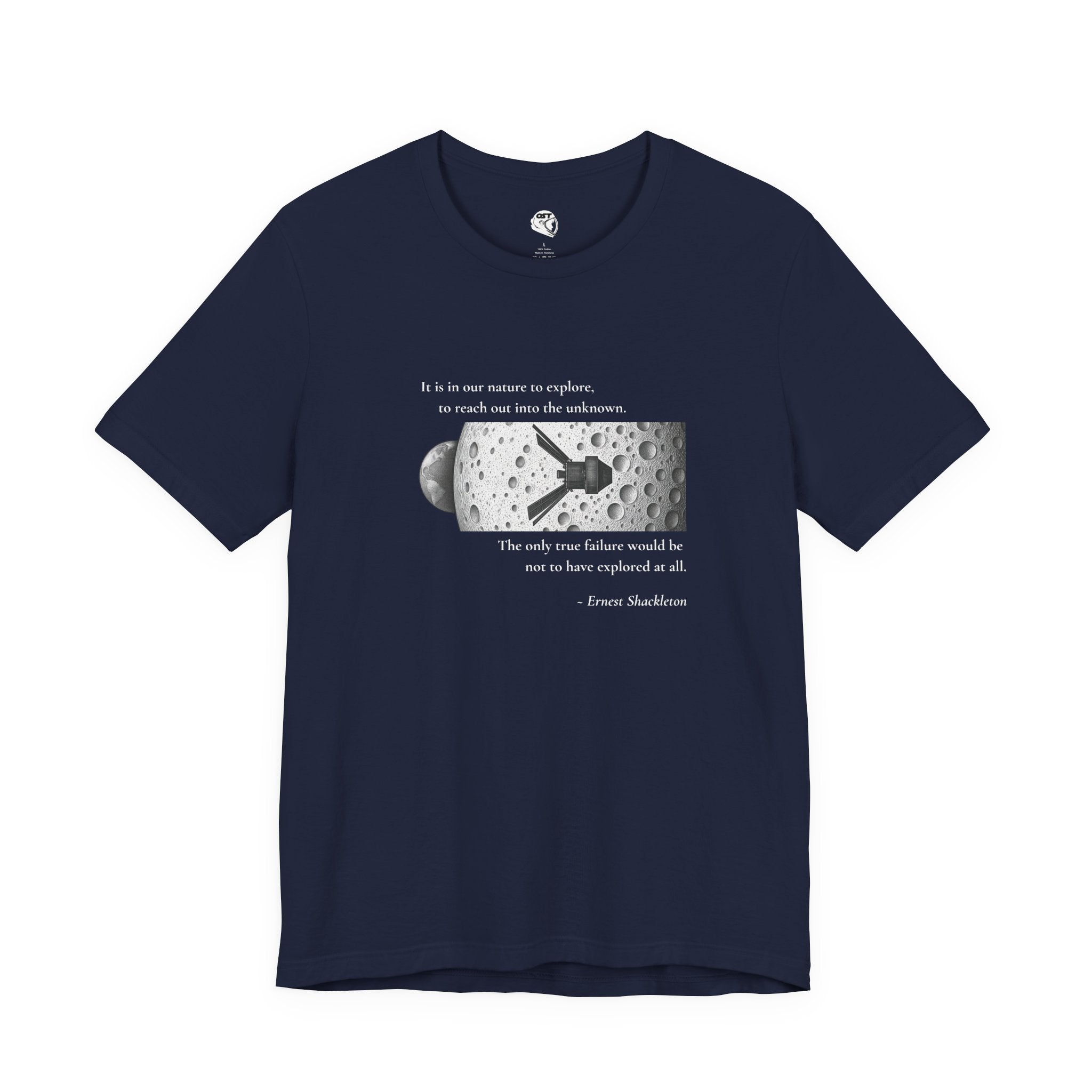 Shackleton 'It's in our nature to explore' T-shirt | Space Mission Graphic Tee