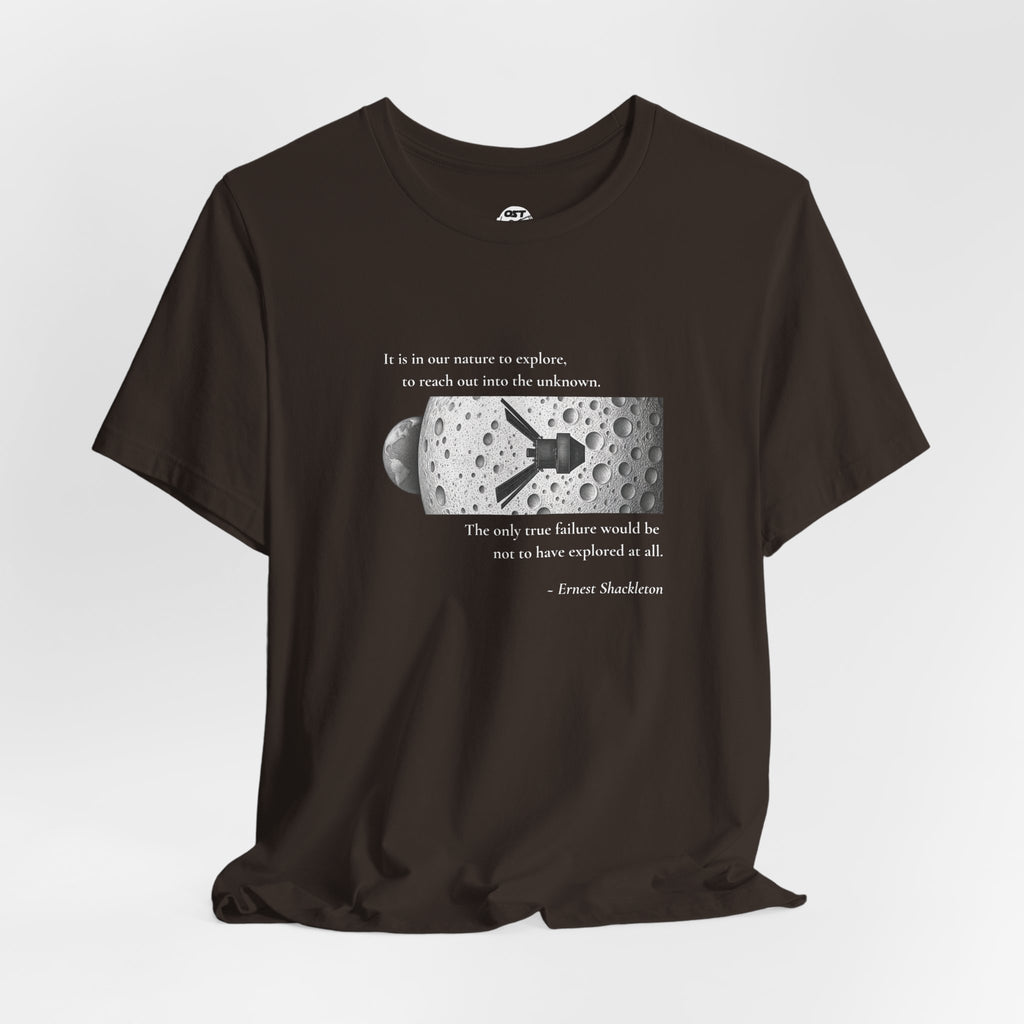 Shackleton 'It's in our nature to explore' T-shirt | Space Mission Graphic Tee
