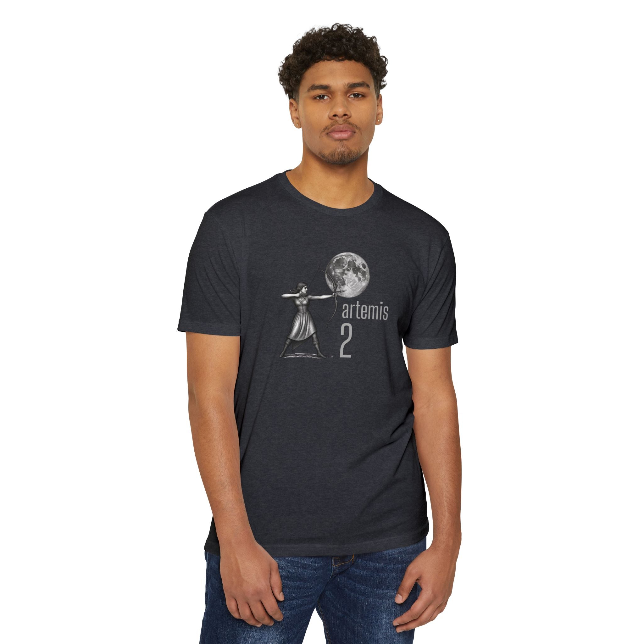 Artemis Moon Graphic T-Shirt | Mythology Archer Tee