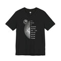 Artemis Mission Timeline with Moon T-shirt | Space Mission Vintage Graphic Tee