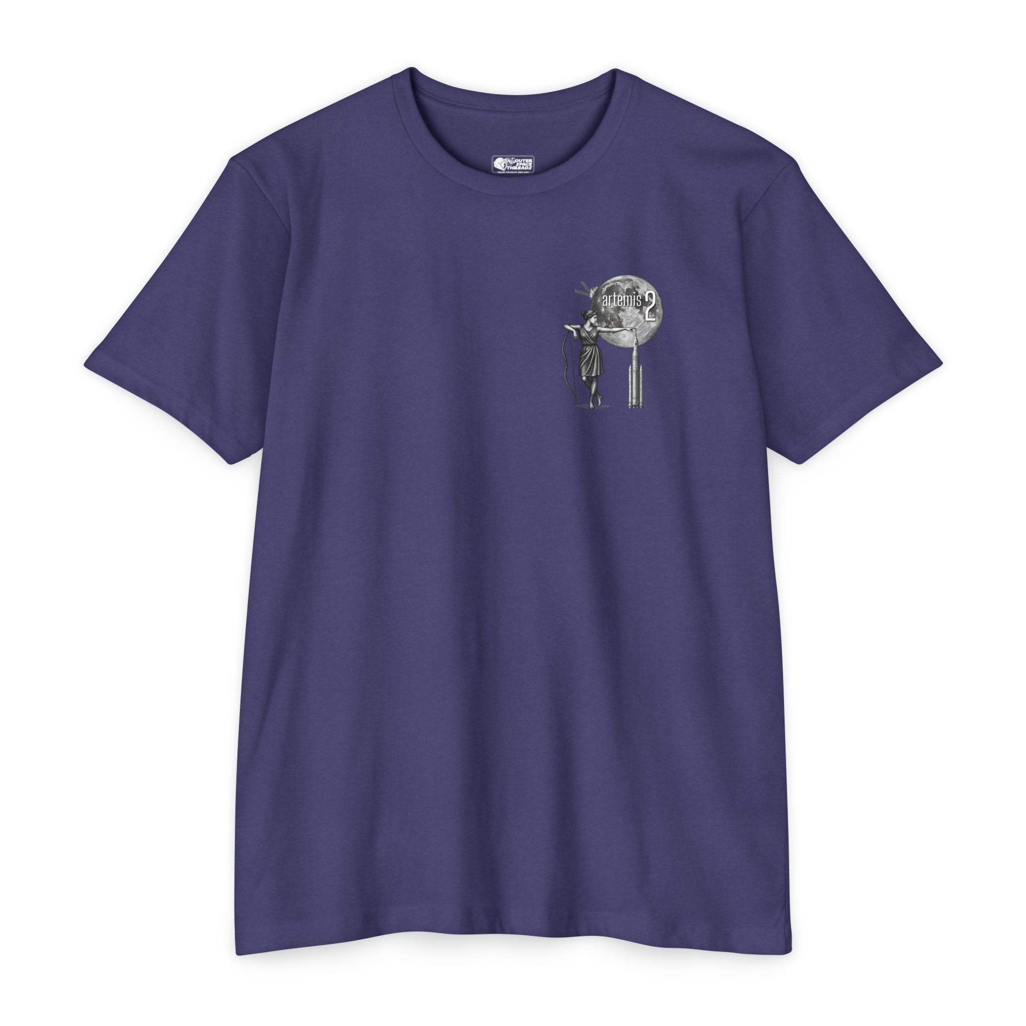 Artemis 2 Free Return Trajectory T-shirt | Spacecraft Moon Mission Tee