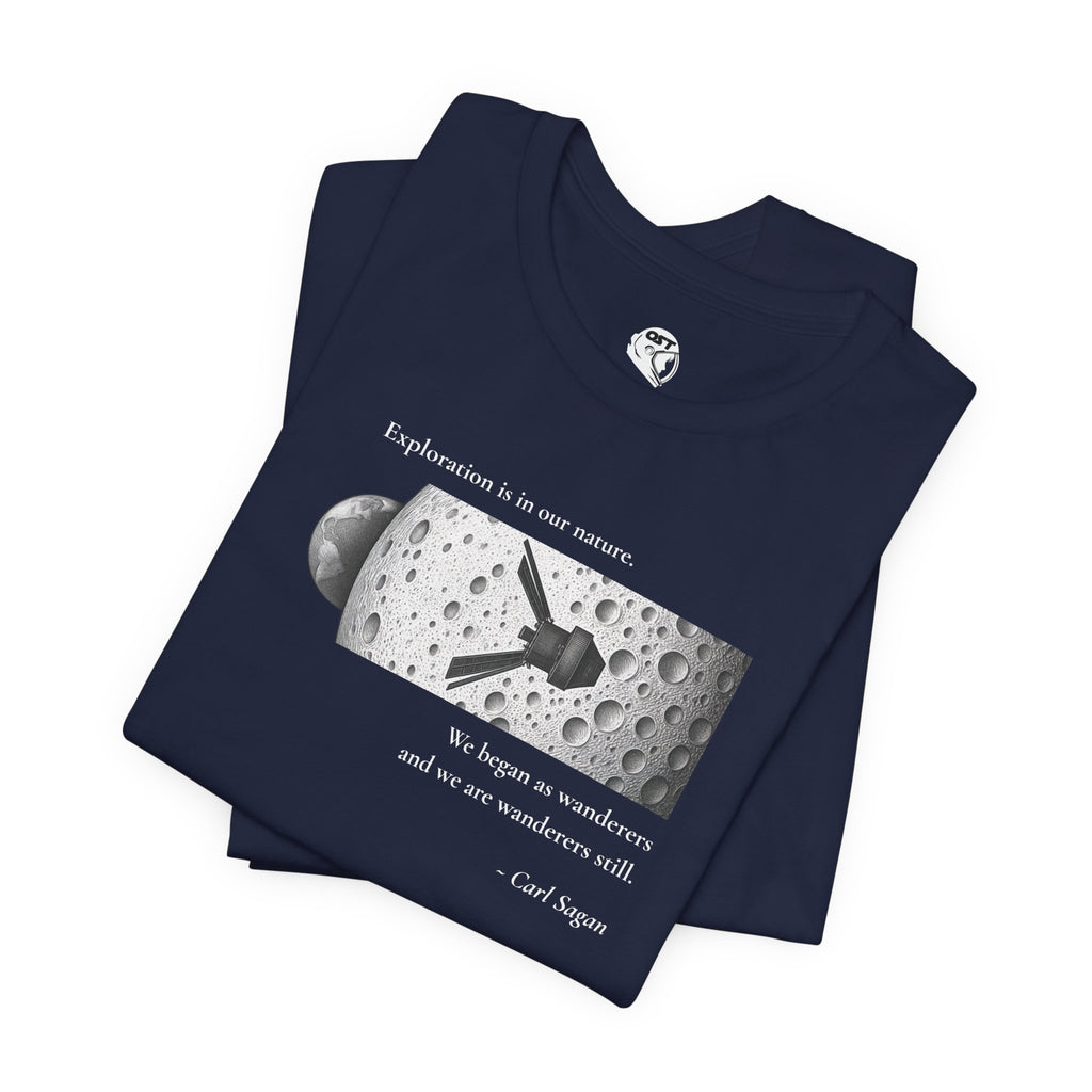 Sagan 'Exploration is in our Nature' T-shirt | Space Mission Graphic Tee