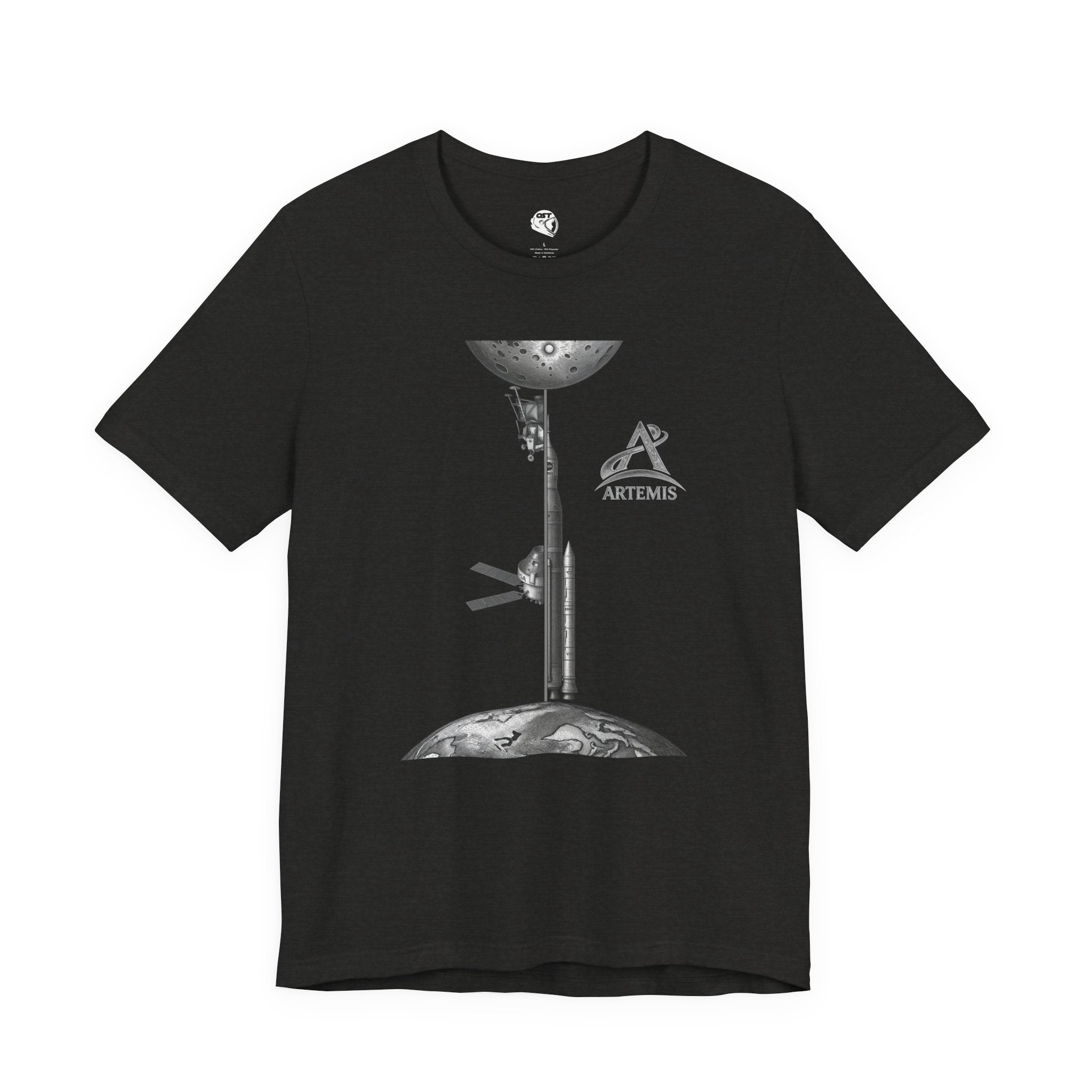 Artemis Orion, Rocket & Lander | Lunar Mission Vintage Graphic Tee